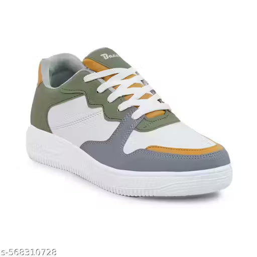 Trendy Multicolored Casual Sneakers For Men