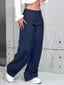 TRENDING DARKBLUE WIDE LEG JEANS FOR WOMEN
