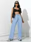 H&H ICE BLUE Essnce High Waist WIDE LEG WOMEN DENIM Jeans