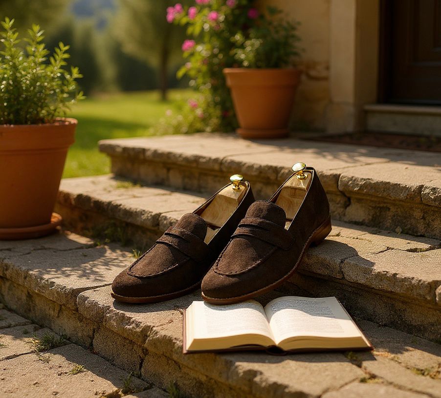 Premium Wooden Sole Loafers for Men