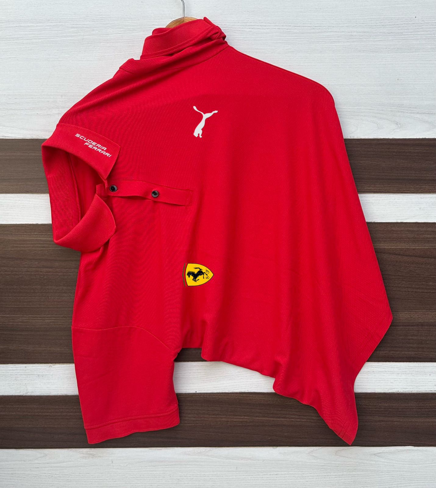 PUMA Premium Designer Collar T-Shirt – Smart Look