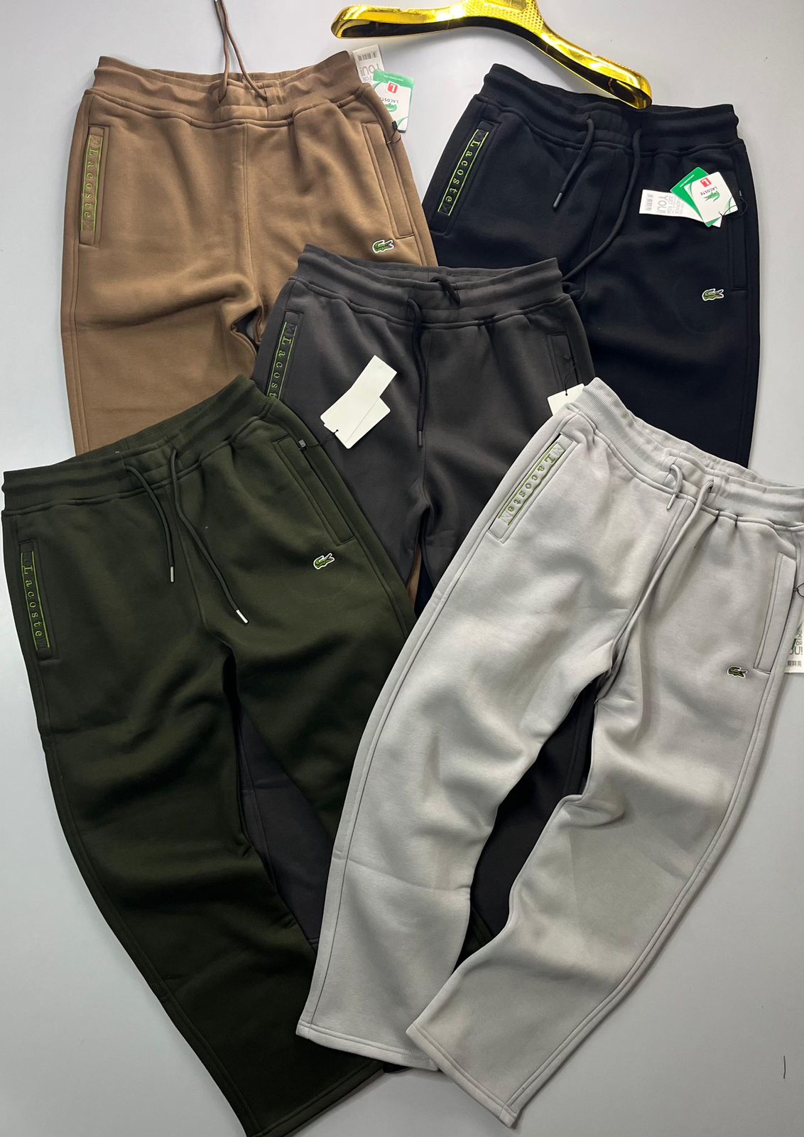 LACOSTE 3-Thread Cotton Fleece Lower – Premium Comfort & Style