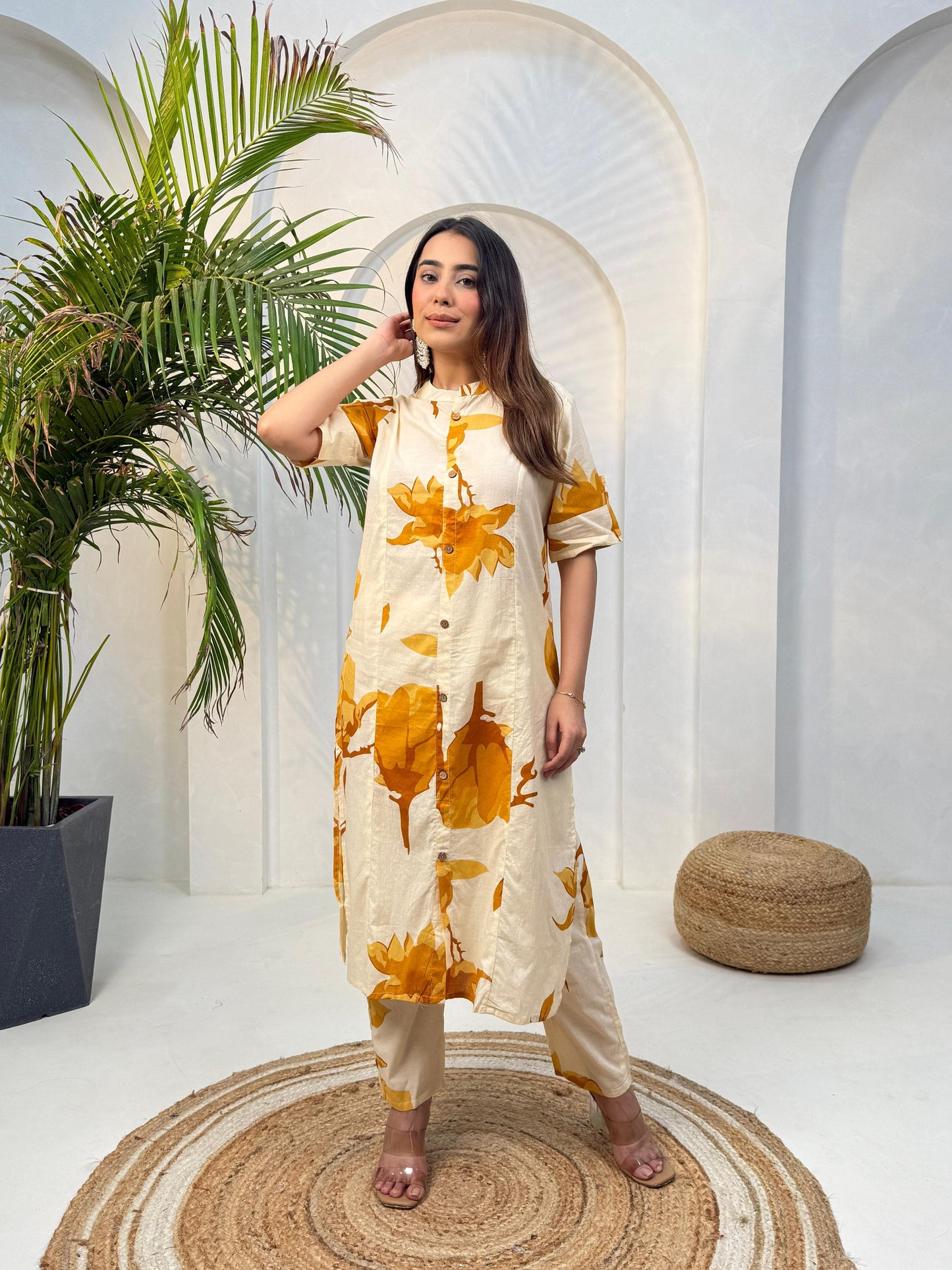 Premium Cotton Co-Ord Set | Boutique Style Kurta with Pocket | Festival Special