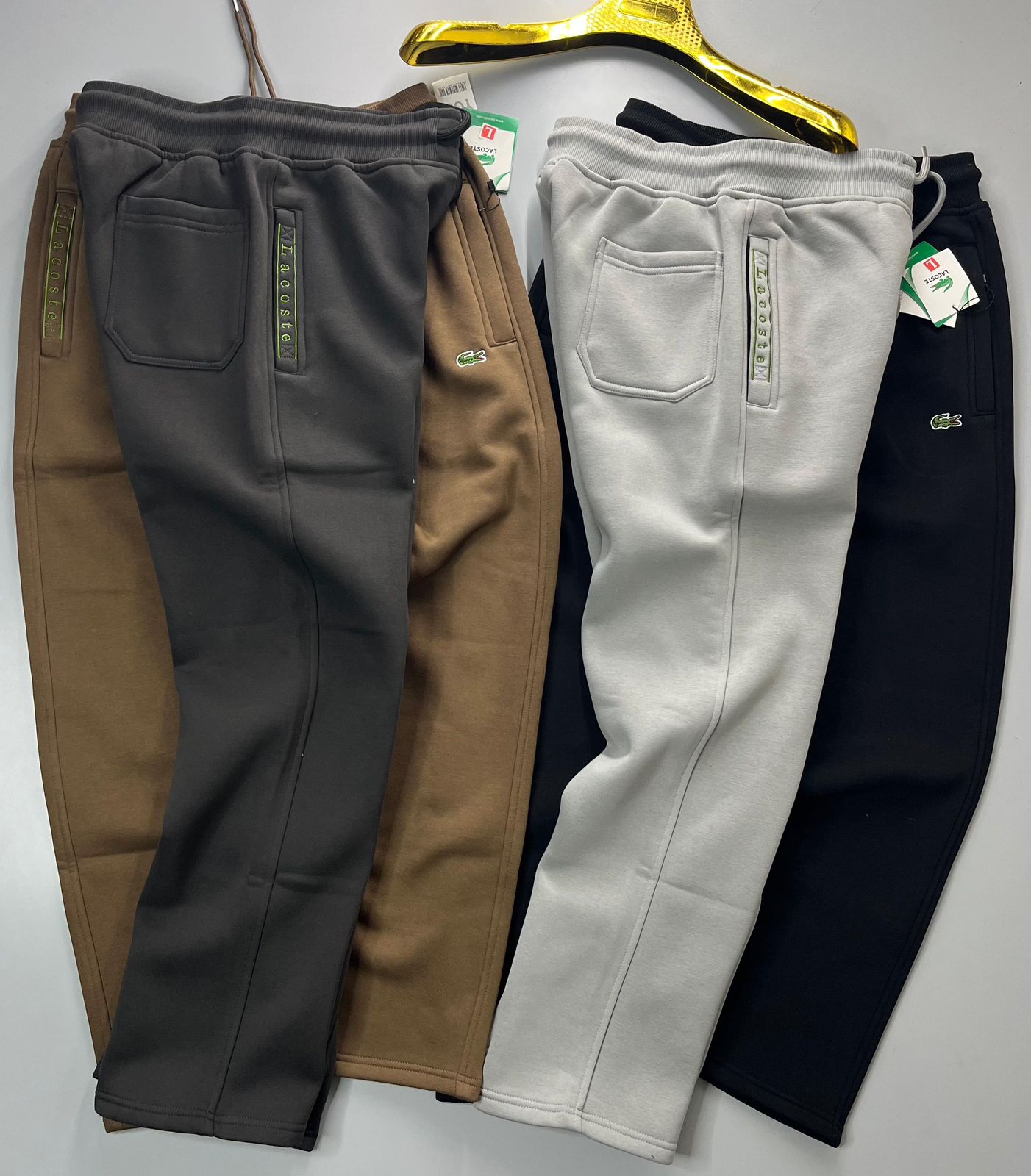 LACOSTE 3-Thread Cotton Fleece Lower – Premium Comfort & Style