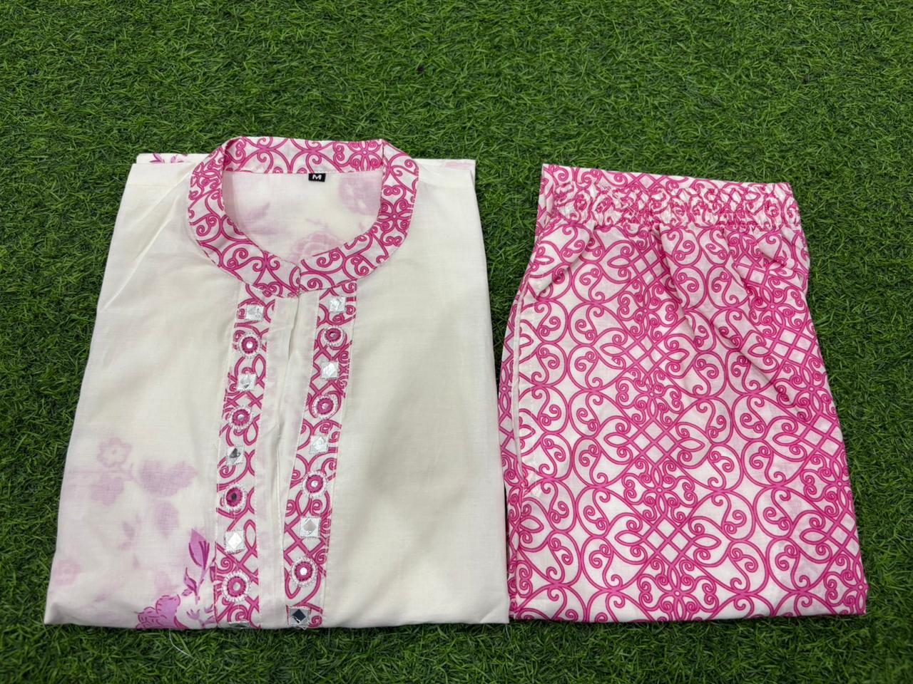 New Launching – Premium Cotton COD-Set (2pcs) | Embroidery Work