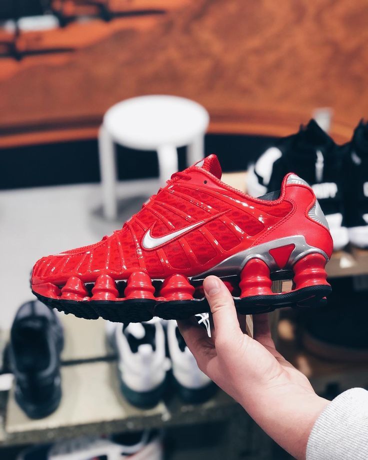NIKE Shox TL – Red Edition | Premium Imported Sneakers