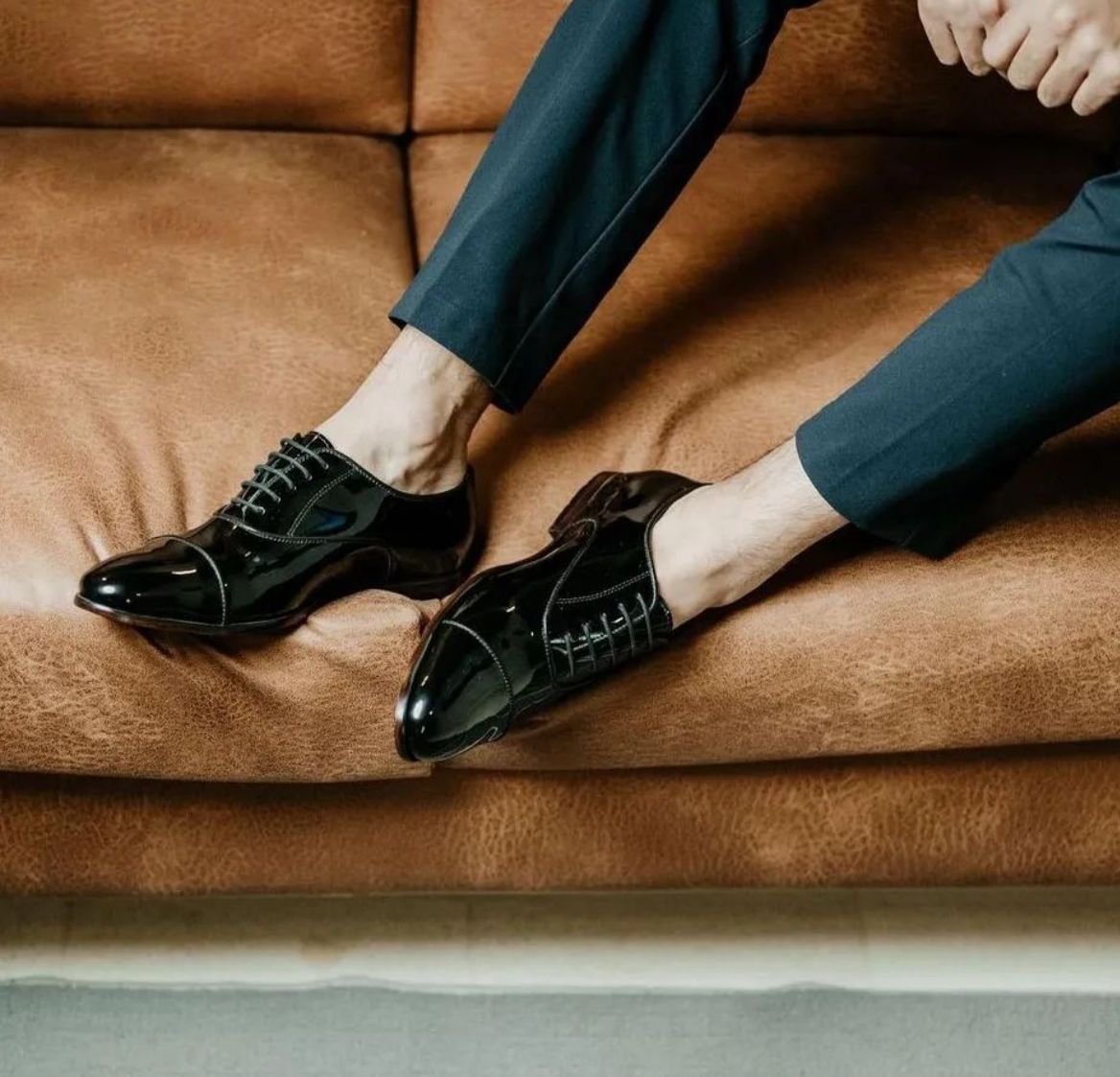 Patent Derby Shoes β Stylish Design | Black