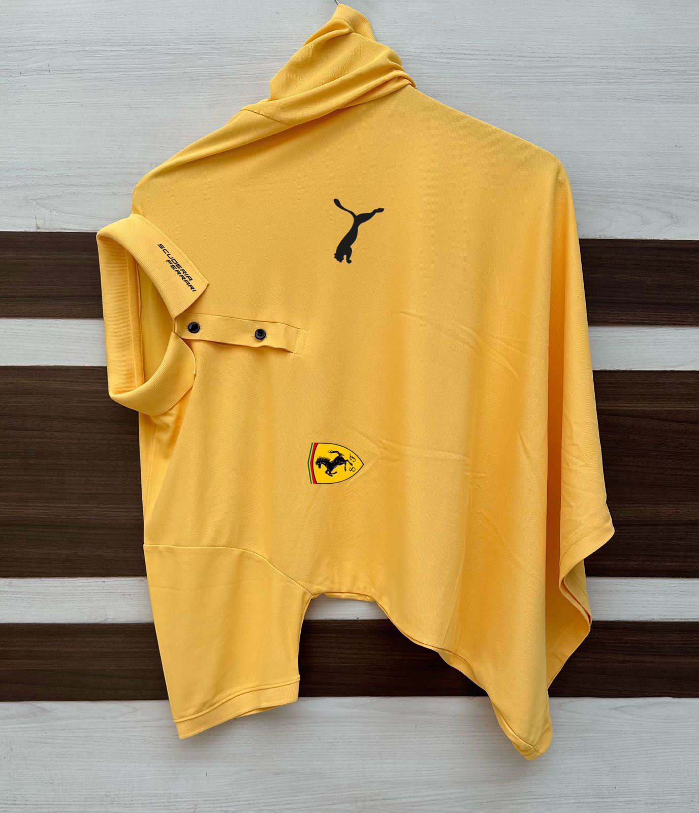 PUMA Premium Designer Collar T-Shirt – Smart Look