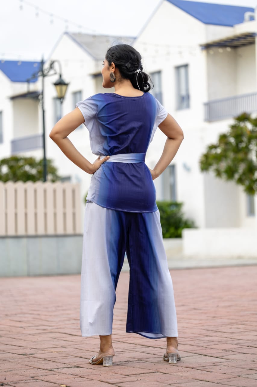 New Launch | Premium Sugar Cane Fabric Western Co-ord Set | Digital Print