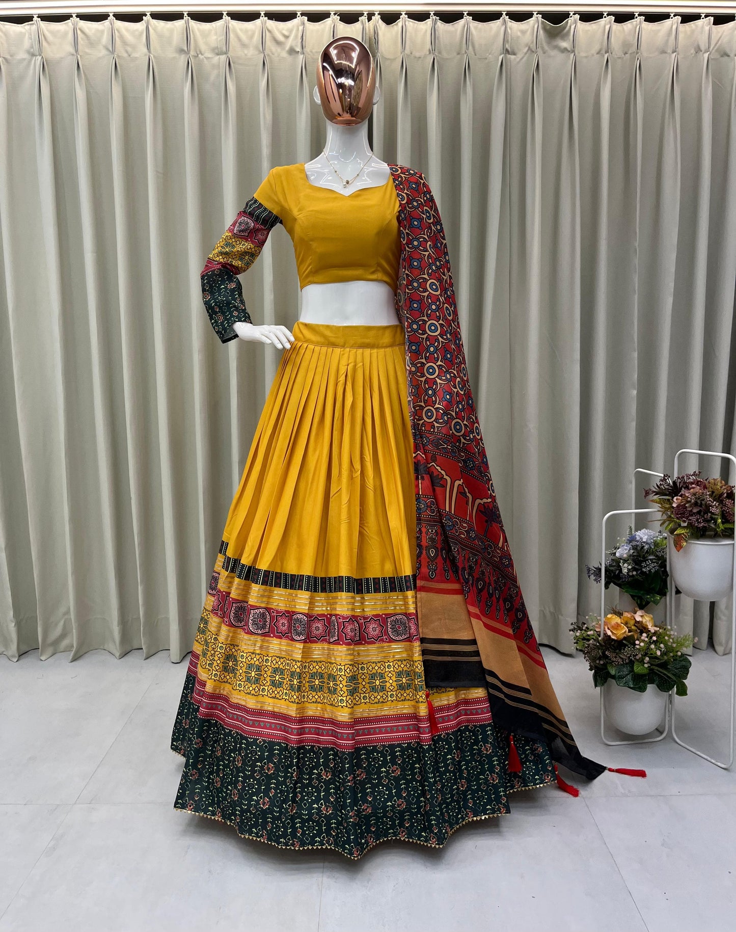 Exclusive Navratri Special Full Stitched Lehenga Choli – Ready to Wear