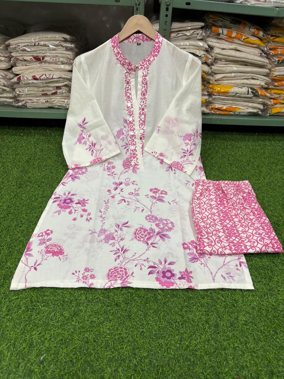 New Launching – Premium Cotton COD-Set (2pcs) | Embroidery Work