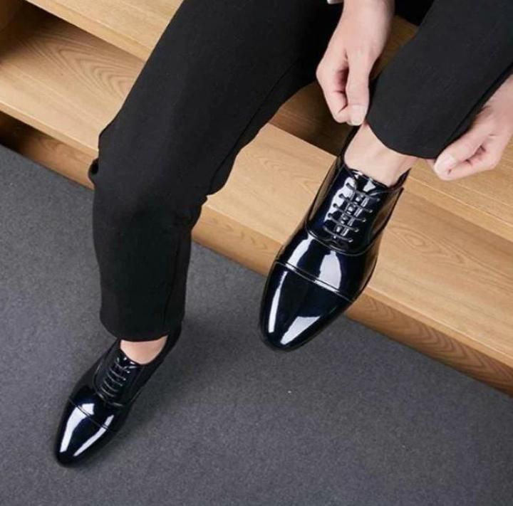Patent Derby Shoes β Stylish Design | Black