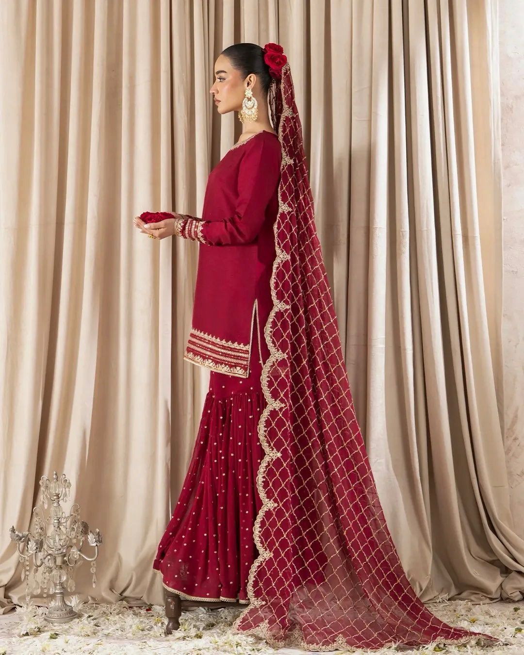 New Designer Party Wear Top-Palazzo & Dupatta Set | Heavy Embroidery Work | Fully Stitched β¨