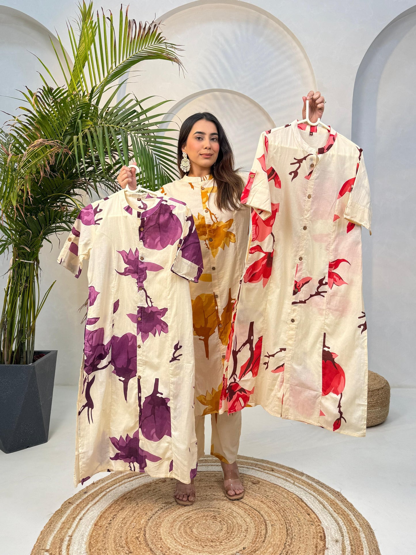 Premium Cotton Co-Ord Set | Boutique Style Kurta with Pocket | Festival Special