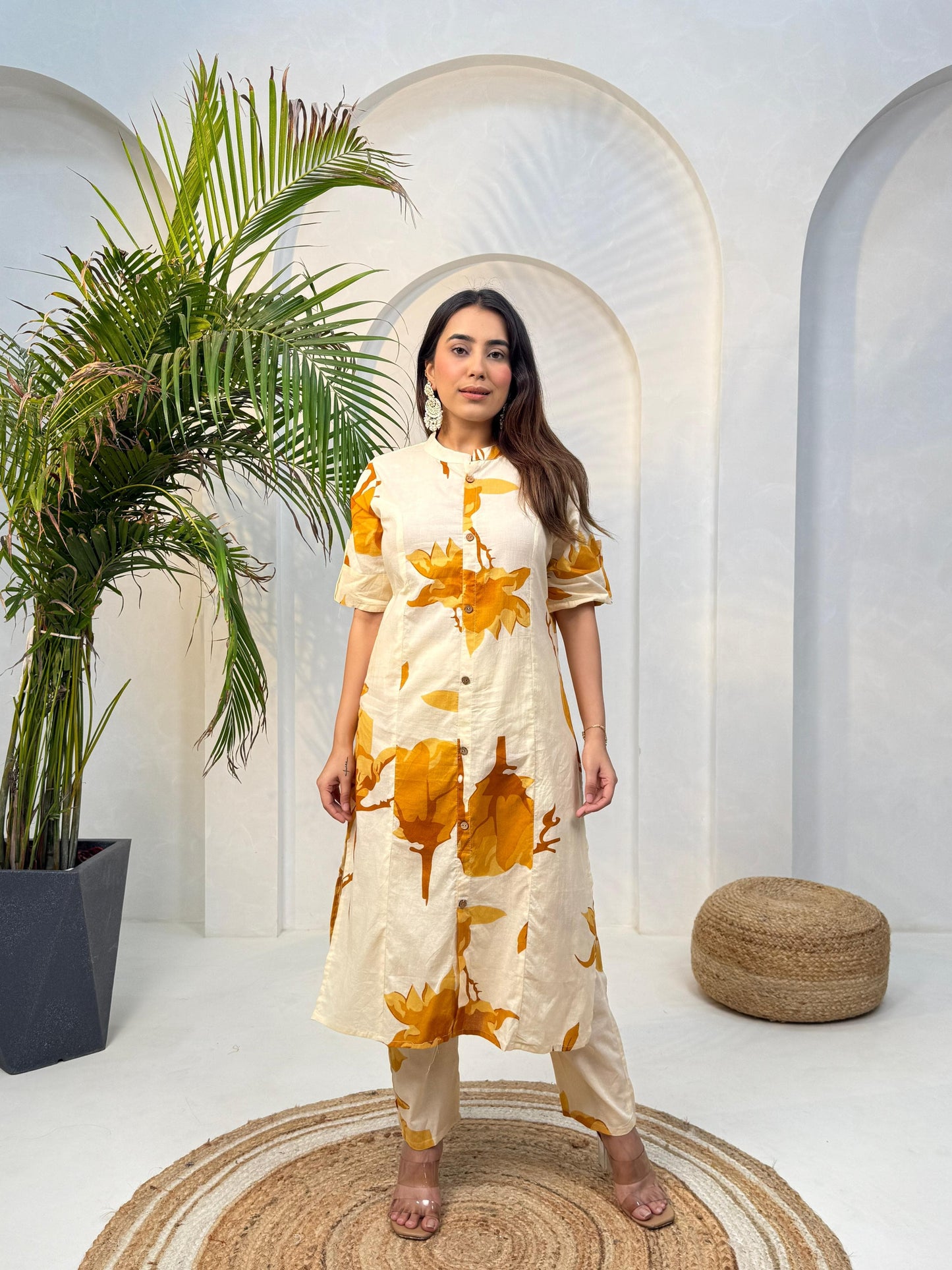 Premium Cotton Co-Ord Set | Boutique Style Kurta with Pocket | Festival Special