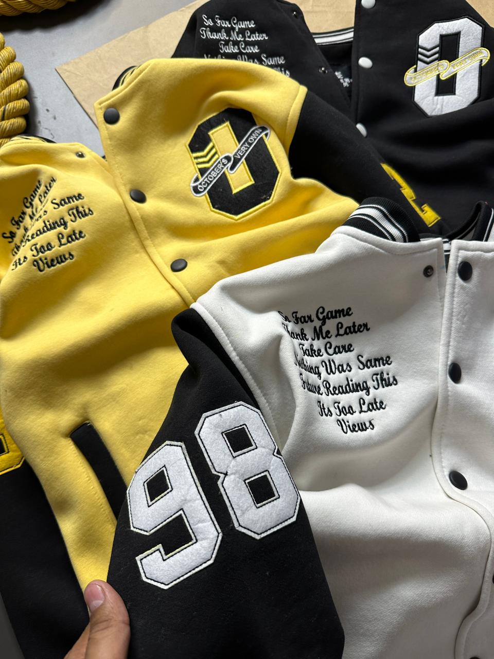 Imported Varsity Jacket ā Premium 3-Thread Cotton Fleece