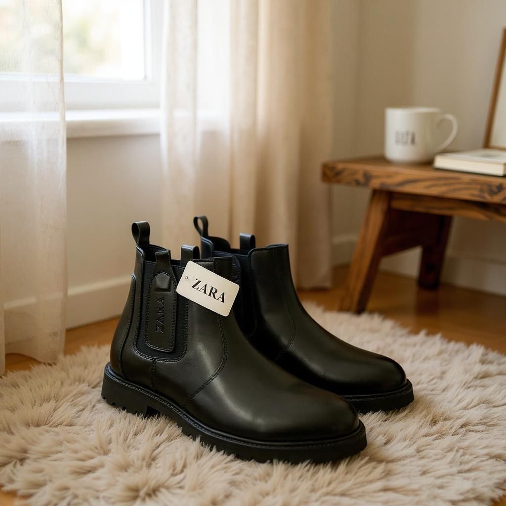 ZARA Wrinkle-Free Chelsea Boots – Premium Quality