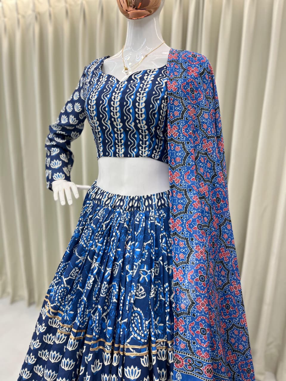 Exclusive Navratri Special Full Stitched Lehenga Choli – Ready to Wear