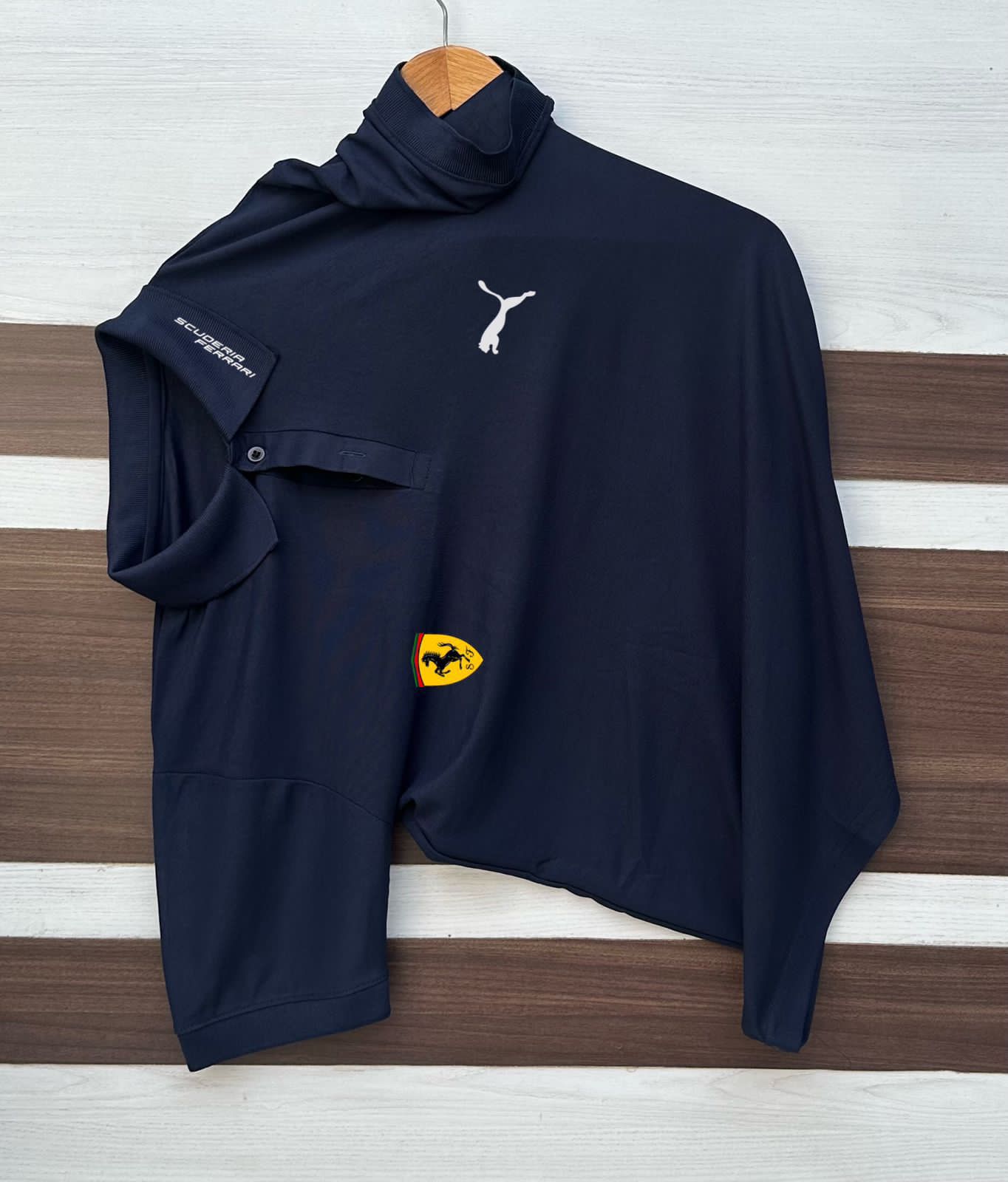 PUMA Premium Designer Collar T-Shirt – Smart Look
