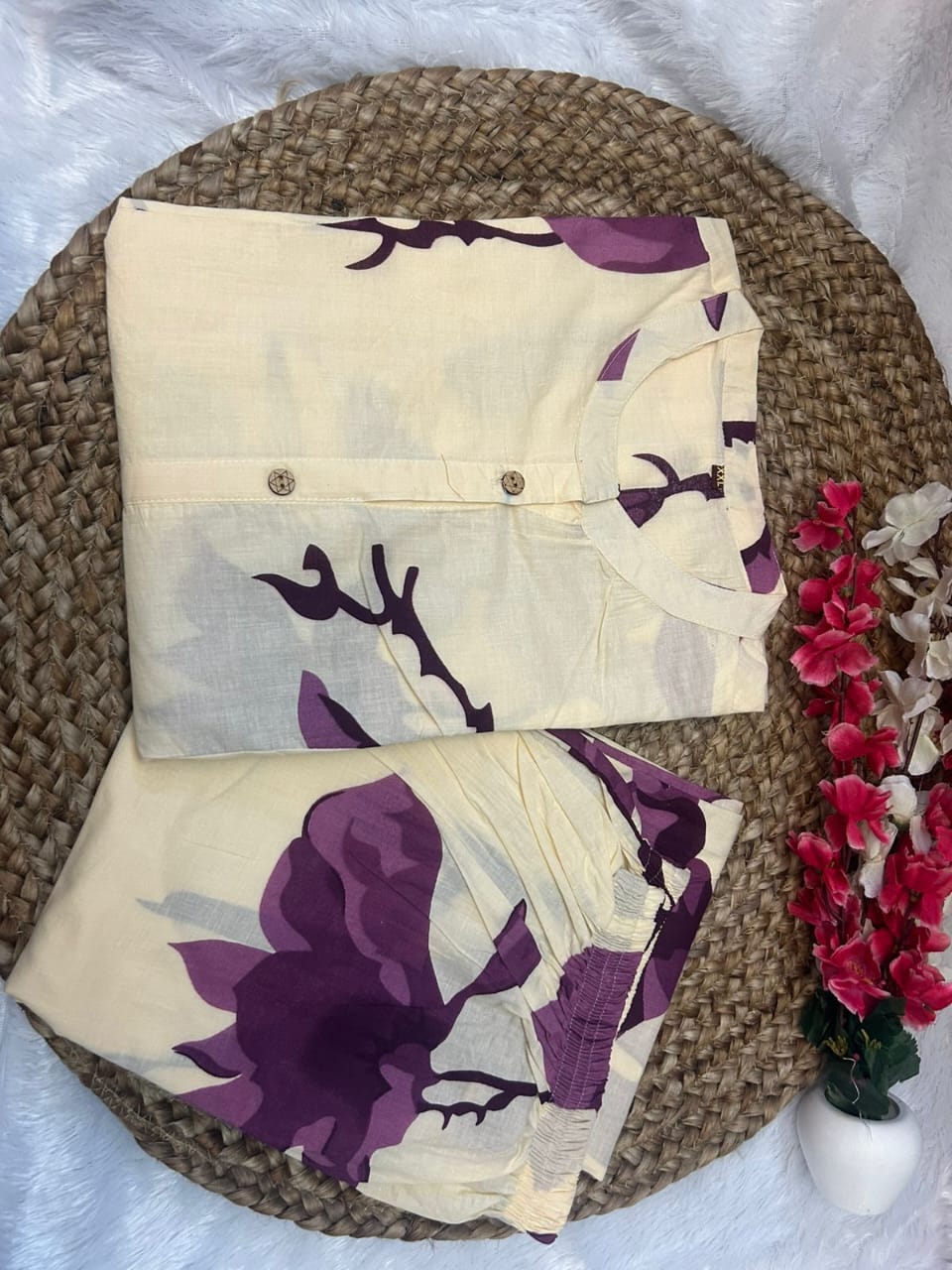 Premium Cotton Co-Ord Set | Boutique Style Kurta with Pocket | Festival Special