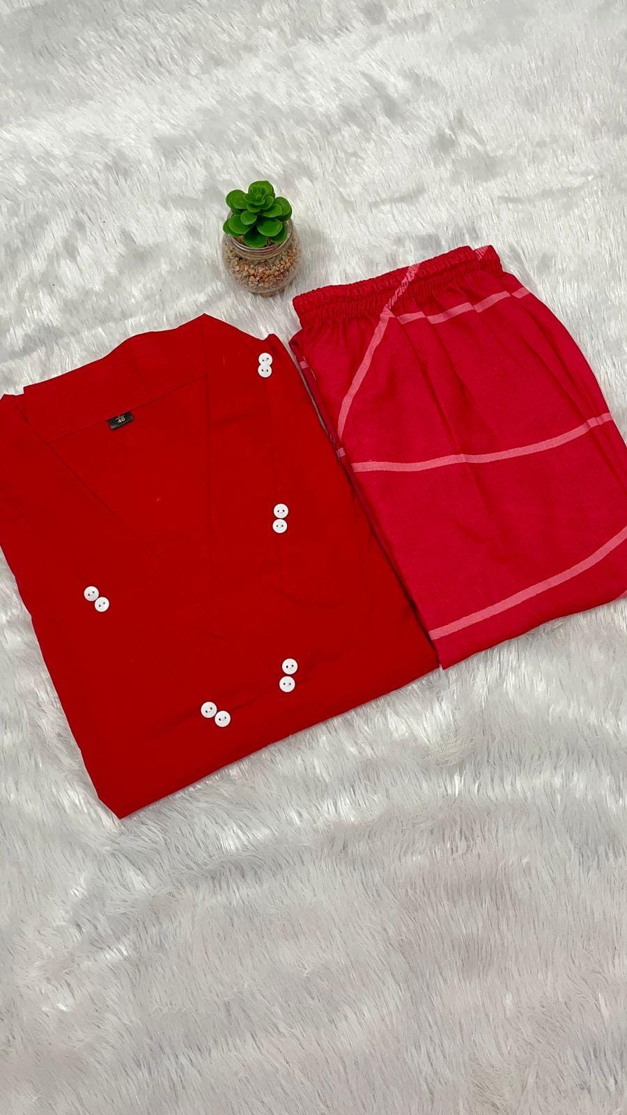 Summer Special Cotton Kaftan Co-ord Set | Border Lace Detailing | Premium Comfort
