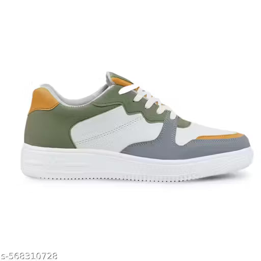 Trendy Multicolored Casual Sneakers For Men