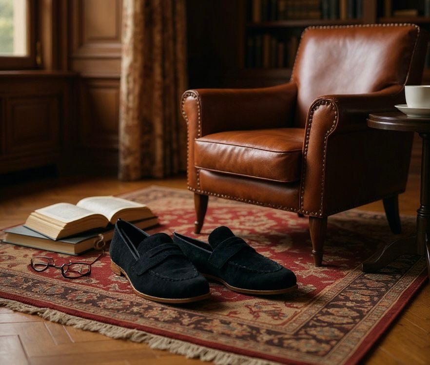 Premium Wooden Sole Loafers for Men