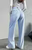 NEW BAGGY WOMEN HIGH WAIST WIDE LEG DENIM LIGHT BLUE JEANS