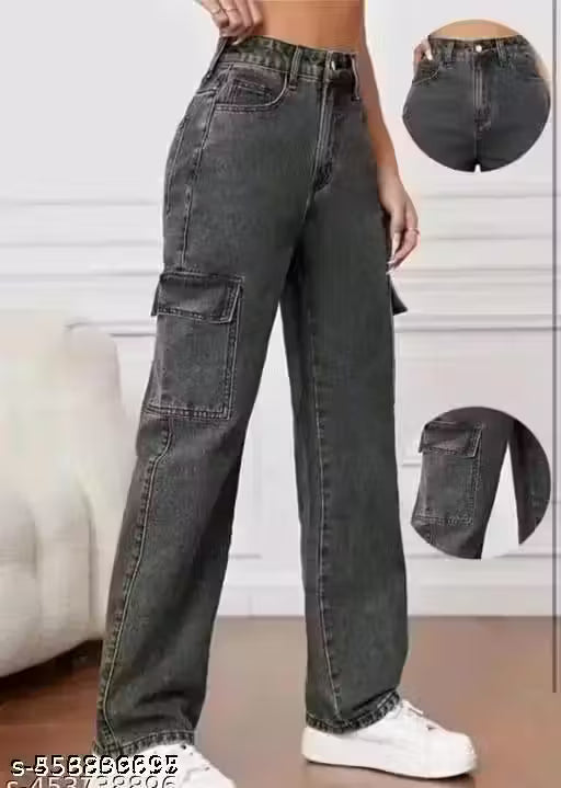 6 pocket girl jeans FADED LOOK JEANS FOR GIRLS AND WOMEN || grey jeans || women jeans || dark grey