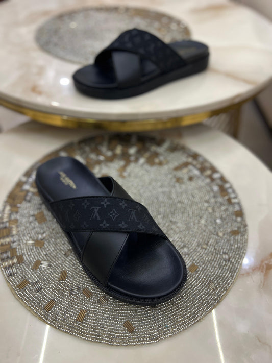 Comfort Sole Slides – LV Edition (Unisex Casual Footwear)