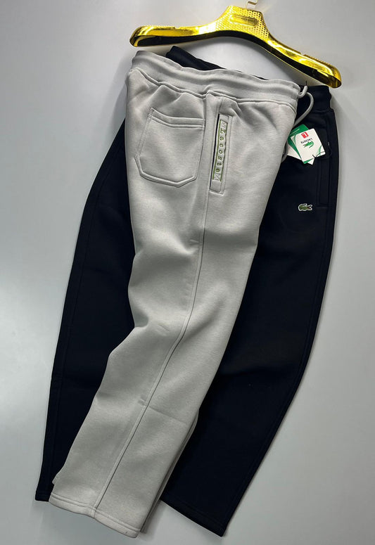 LACOSTE 3-Thread Cotton Fleece Lower – Premium Comfort & Style