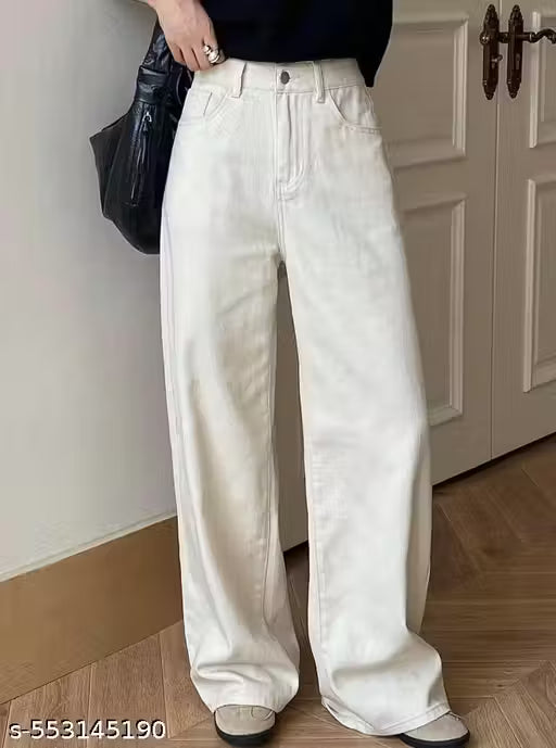 Wide leg jeans for womens